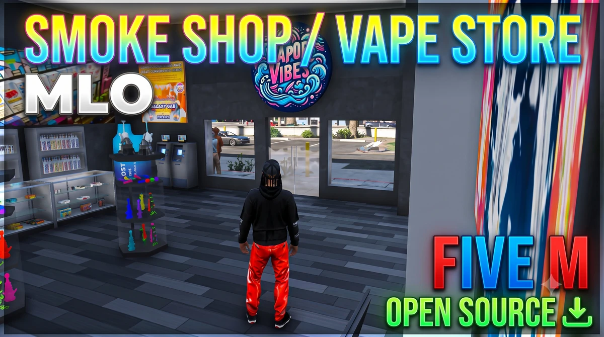 Smoke Shop / Vape Store MLO — FiveM | Open Source